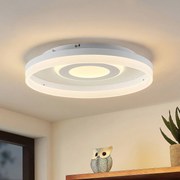 Lindby Gulda plafoniera LED, RBGW, bianco