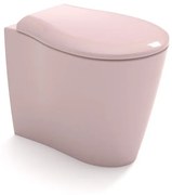 Vaso WC filomuro OLYMPIA CERAMICA soft, sedile incluso P 55 x L 36 x H 42 cm rosa
