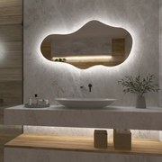 Specchio atipico con luce LED G2