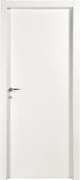 Porta reversibile a battente con telaio colore bianco laccato 90x210 cm