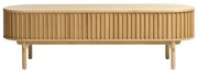 Tavolo TV in rovere di colore naturale 160x48 cm Carno - Unique Furniture