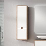 Colonna per mobile bagno Kompas VISOBATH 2 ante P 25 x L 30 x H 96 cm bianco laccato mdf