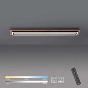 Plafoniera LED PALMA marrone IP20 cct da bianco caldo a bianco freddo con regolazione di temperatura PAUL NEUHAUS