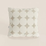 Dot cuscini geometrici disponibile in diversi colori in tessuto Idrorepellente bianco