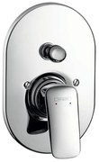 Rubinetto per doccia getto laminare cristallino monocomando My Cube cromo lucido HANSGROHE