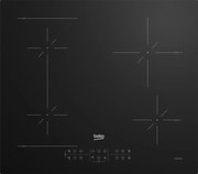 Beko - HII64200SFMT: Piano a Induzione, 4 Zone con 1 Sezione IndyFlex, 60 cm. Colore del prodotto: Nero, Posizionamento dell'apparecchio: Da incasso,