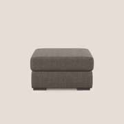 Sun pouf apribile contenitore in tessuto impermeabile morbido intreccio T06 marrone