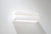 Applique da parete in Gesso VEGA LINE E27 Pitturabile da interno