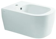 Bidet sospeso tutto evo + kit di fissaggio bianco lucido OLYMPIA CERAMICA