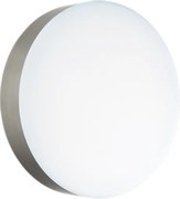 Plafoniera LED per esterni NILO in Abs Silver D32 cm