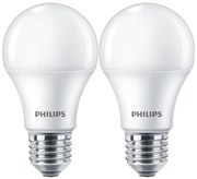 SET 2x Lampadina LED Philips A60 E27/10W/230V 4000K