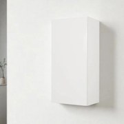 Pensile sospeso 30x22 con anta reversibile Bianco Lucido