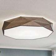 TK Lighting Plafoniera Kantoor New, Ø 88 cm, grigio