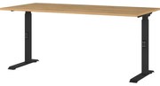 Scrivania regolabile con piano effetto rovere 80x160 cm Agenda - Germania