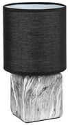 Rabalux 74068 - Lampada da tavolo NALISA 1xE14/40W/230V nero/effetto marmo