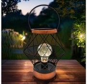 Solight WO3105 - LED Lampada da tavolo decorativa LED/3xAA nero/rame