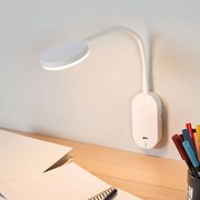 Lindby Applique a LED Milow, bianco, 39,5 cm, connessione USB