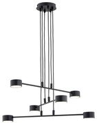 Lampadario a sospensione con filo MODUS 6xGX53/10W/230V nero