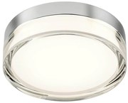 Redo 01-3725 - Plafoniera LED FRISBI LED/8W/230V IP44 cromo