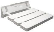 Aqualine - Sedile pieghevole per doccia 32x32,8 cm bianco