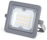 Faro proiettore Led 10W Grigio da esterno IP65 Bianco neutro 4000K Aigostar