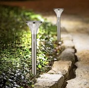 4 pezzi - Lampioncino Solare per vialetti da 600 Lumen