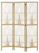 Paravento DKD Home Decor 136 x 2,5 x 180 cm Metallo Bambù 30 x 40 cm