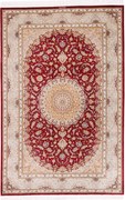 Ghom Tappeto persiano 240x160 Beige (Iran) Annodato A Mano