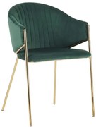 Sedia Elegan Velluto - Verde