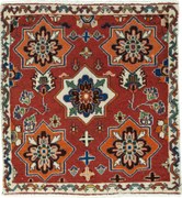 Shiraz Tappeto persiano 60 x 60 Rosso (Iran) Annodato A Mano