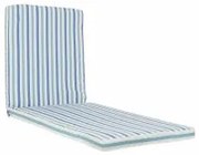 Cuscino DKD Home Decor Bianco Blu cielo Blu Marino Righe 190 x 60 x 5 cm (190 x 60 x 5 cm)