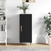 Credenza nero 34,5x34x90 cm in legno multistrato