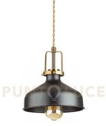 Lampada a sospensione eris 2 sp1 nero