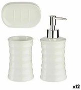 Set da Bagno Bianco Ceramica (12 Unità)