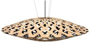 David Trubridge - Flax Lampada a Sospensione Ø150 Nero 1 Lato David Trubridge