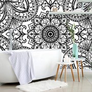 Carta da parati – Ornamento in bianco e nero