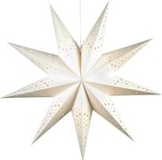Decorazione luminosa bianca con motivo natalizio ø 75 cm Solvalla - Markslöjd