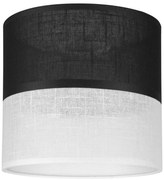 Paralume di ricambio ANDREA E27 Ø16 cm nero/bianco