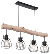 Globo 15326-4N - Lampadario a sospensione con filo MINA 4xE27/40W/230V