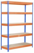 Scaffale Simon Rack Bricoforte 1206-5 5 Mensole 1500 kg 200 x 120 x 60 cm