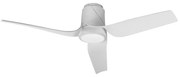 Ventilatore da soffitto Ushuaia bianco, Ø 133 cm, CCT, dimmerabile, MANTRA IP20