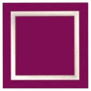 Plafoniera Contemporanea Square Metallo Magenta Led 28W