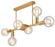 Lampadario su palo ASTRID 6xE27/60W/230V oro