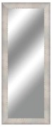 Specchio rettangolare in legno bianco 58 x 143 cm