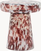 Tavolino rotondo in vetro soffiato Murano