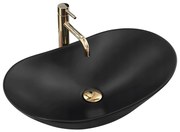 Lavabo da appoggio Rea Royal 60 Black Mat