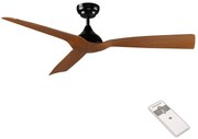 Ventilatore da soffitto AREIA marrone, D. 132 cm ARTE CONFORT