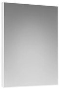 Specchio rettangolare in pvc bianco 70 x 90 cm