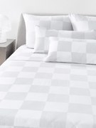 Westwing Crosby Studios, Lenzuolo in cotone a quadri Damier