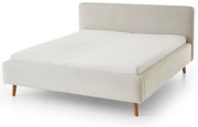 Letto singolo imbottito color crema rete non inclusa 120x200 cm Mattis – Meise Möbel